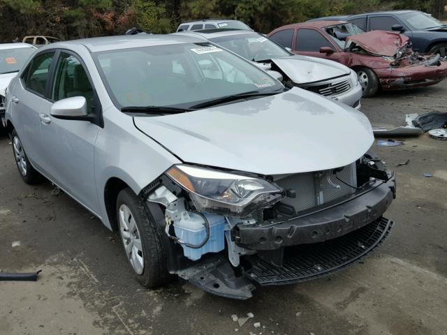 2T1BURHE1GC596494 - 2016 TOYOTA COROLLA L SILVER photo 1