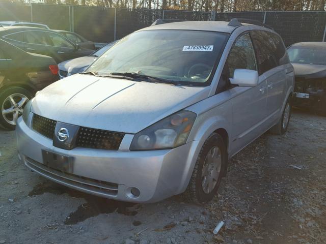 5N1BV28U46N123353 - 2006 NISSAN QUEST S SILVER photo 2