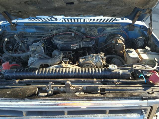 1FTHF2617EPA78951 - 1984 FORD F250 BLUE photo 7