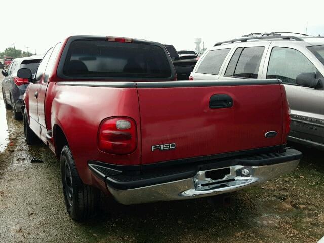 2FTRX07L9YCA49379 - 2000 FORD F150 BURGUNDY photo 3