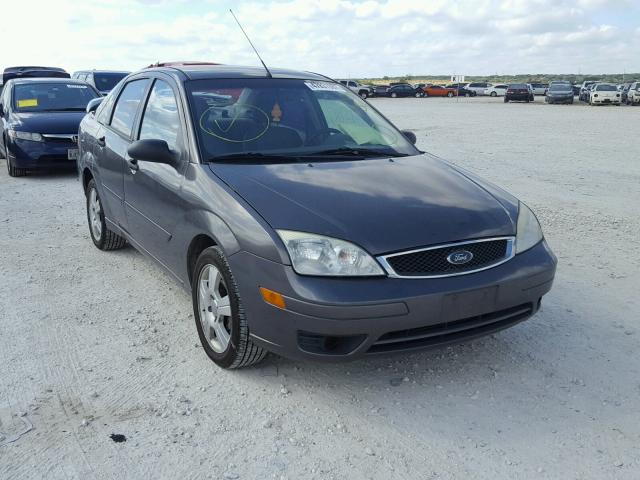 1FAFP34N85W200454 - 2005 FORD FOCUS ZX4 GRAY photo 1
