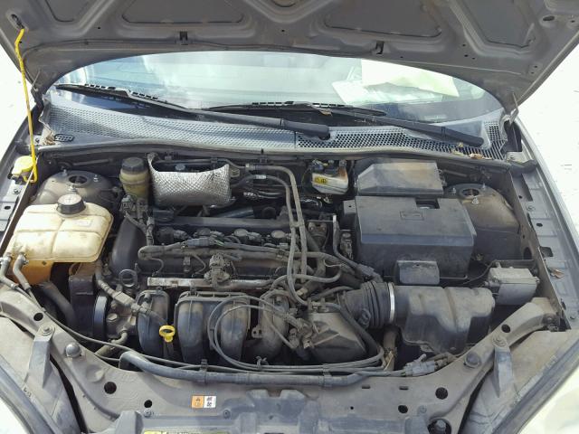1FAFP34N85W200454 - 2005 FORD FOCUS ZX4 GRAY photo 7
