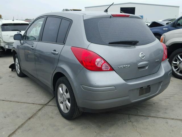 3N1BC1CP5CK287804 - 2012 NISSAN VERSA S GRAY photo 3