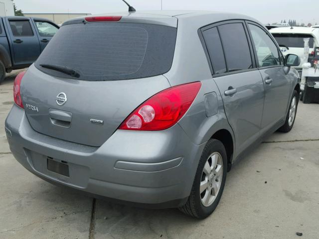 3N1BC1CP5CK287804 - 2012 NISSAN VERSA S GRAY photo 4