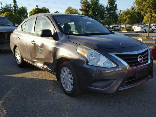 3N1CN7AP4FL937757 - 2015 NISSAN VERSA S CHARCOAL photo 1