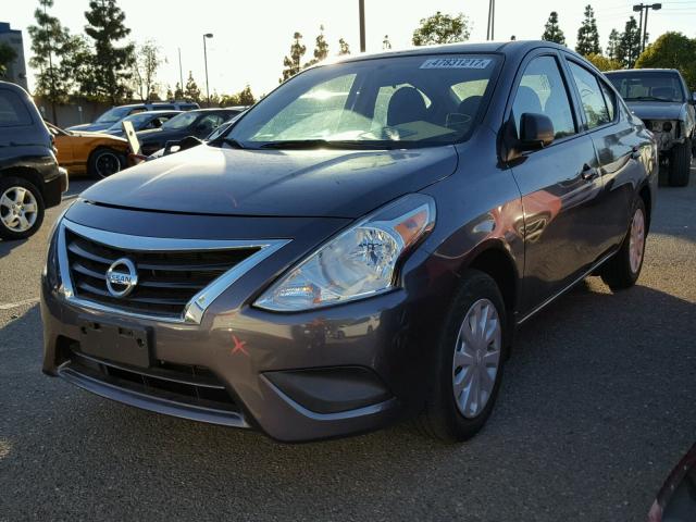 3N1CN7AP4FL937757 - 2015 NISSAN VERSA S CHARCOAL photo 2