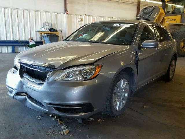 1C3CCBAB5EN121931 - 2014 CHRYSLER 200 LX SILVER photo 2