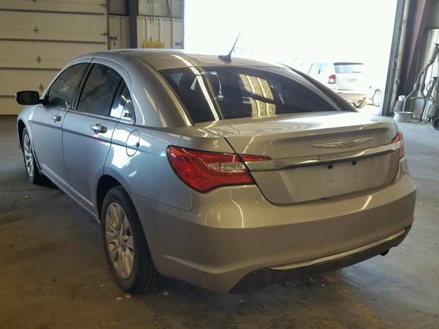 1C3CCBAB5EN121931 - 2014 CHRYSLER 200 LX SILVER photo 3