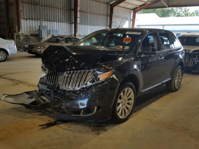2LMDJ6JK6DBL20171 - 2013 LINCOLN MKX BLACK photo 2