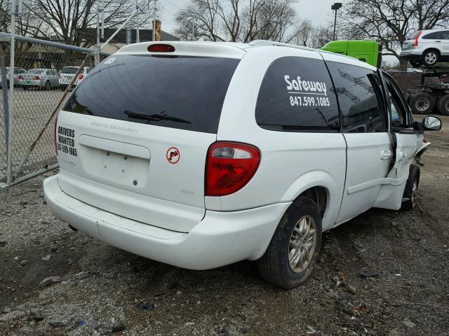 2D4GP44L16R879984 - 2006 DODGE GRAND CARA WHITE photo 4