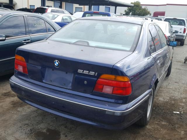 WBADD6328VBW04054 - 1997 BMW 528 I AUTO BLUE photo 4