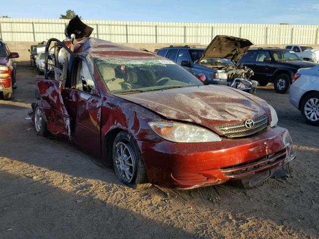 4T1BE30K93U226897 - 2003 TOYOTA CAMRY LE RED photo 1