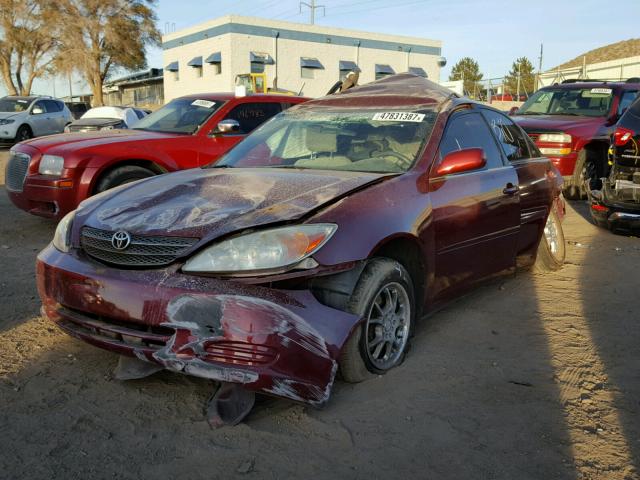 4T1BE30K93U226897 - 2003 TOYOTA CAMRY LE RED photo 2