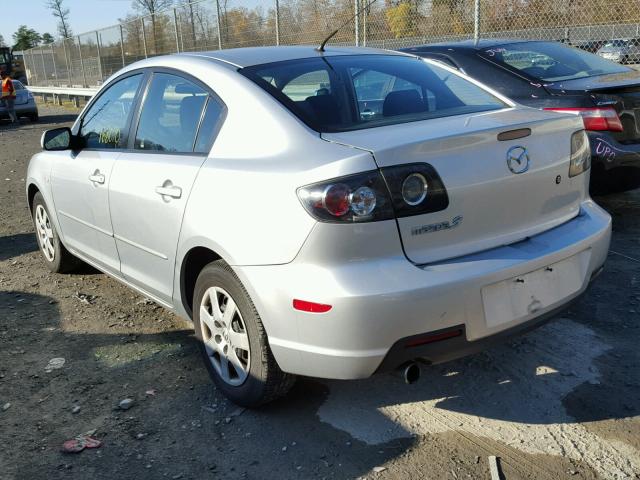 JM1BK12FX71715060 - 2007 MAZDA 3 I SILVER photo 3