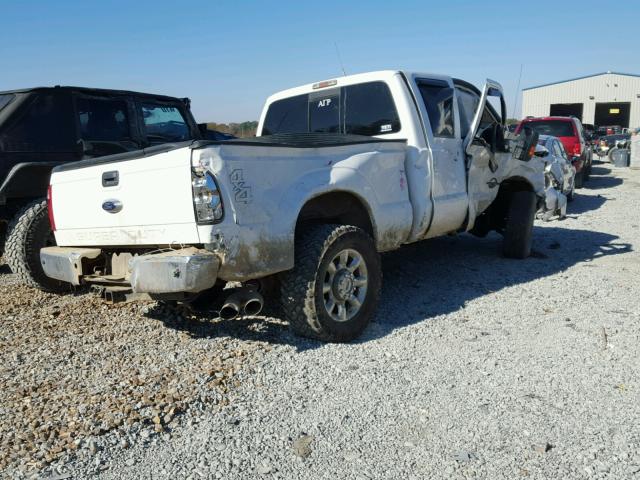 1FT7W2BT9EEB16534 - 2014 FORD F250 SUPER WHITE photo 4