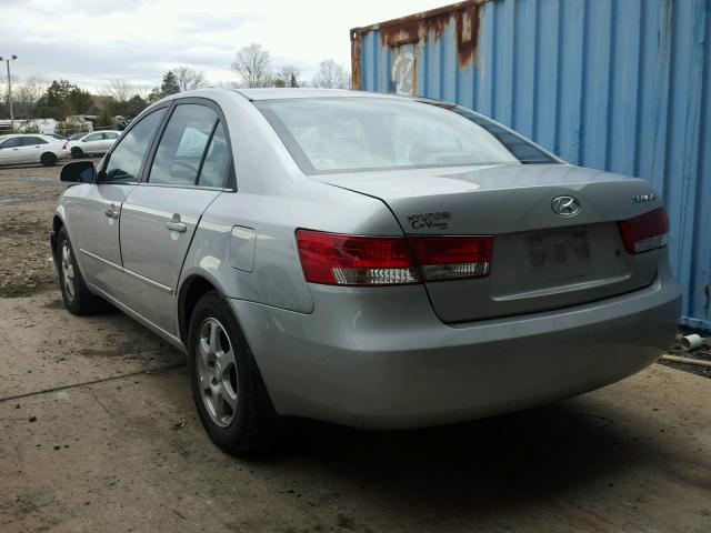 KMHEU46C46A080064 - 2006 HYUNDAI SONATA GLS SILVER photo 3