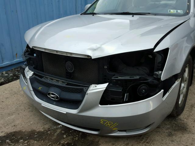 KMHEU46C46A080064 - 2006 HYUNDAI SONATA GLS SILVER photo 9