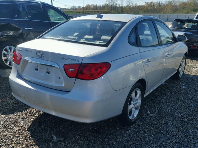 KMHDU4AD1AU027003 - 2010 HYUNDAI ELANTRA BL SILVER photo 4