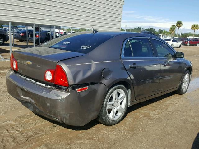 1G1ZB5E14BF257381 - 2011 CHEVROLET MALIBU LS BROWN photo 4