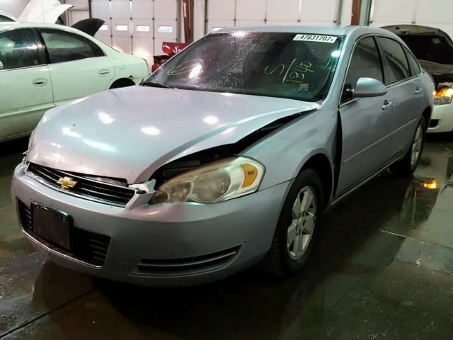 2G1WT58K569311340 - 2006 CHEVROLET IMPALA LT SILVER photo 2