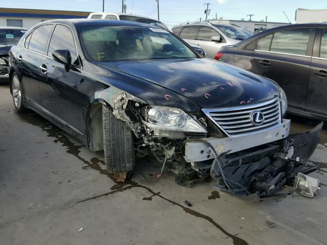 JTHGL5EF9A5037437 - 2010 LEXUS LS 460L BLACK photo 1