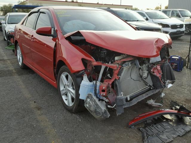 4T1BF1FKXCU587533 - 2012 TOYOTA CAMRY BASE RED photo 1