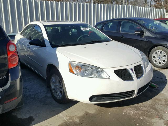 1G2ZF55B264192296 - 2006 PONTIAC G6 SE WHITE photo 1