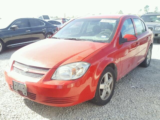 1G1AF5F56A7237273 - 2010 CHEVROLET COBALT 2LT RED photo 2