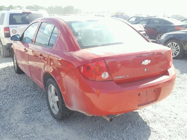 1G1AF5F56A7237273 - 2010 CHEVROLET COBALT 2LT RED photo 3