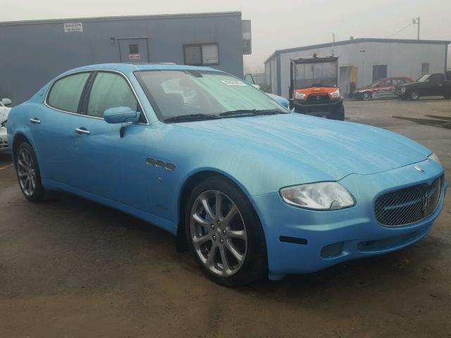 ZAMFE39A980038147 - 2008 MASERATI QUATTROPOR BLUE photo 1