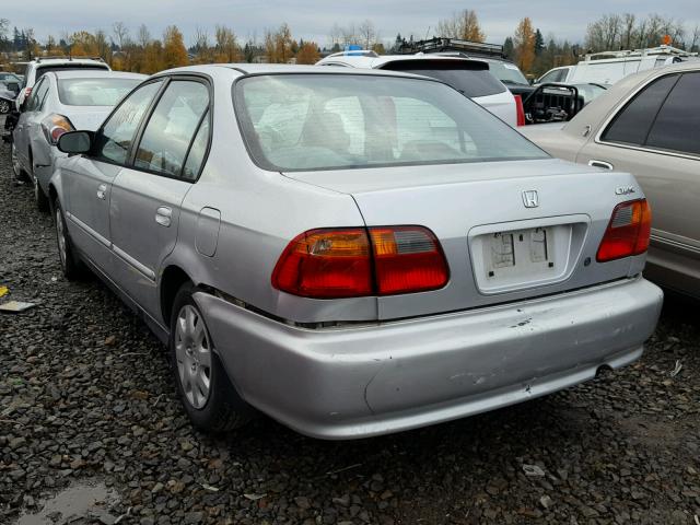 2HGEJ6612YH566143 - 2000 HONDA CIVIC BASE 银色 照片 3