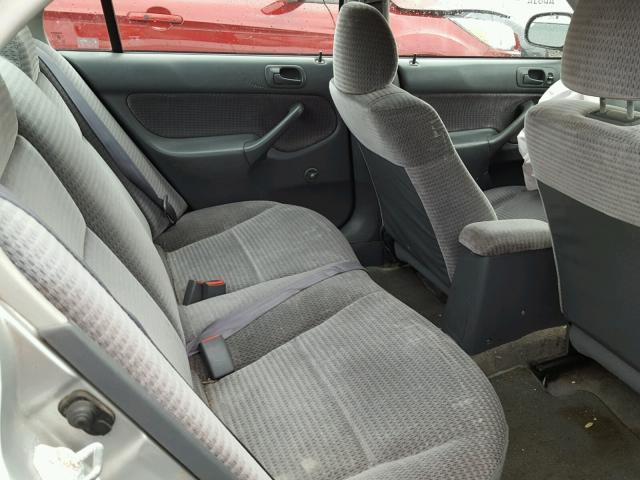 2HGEJ6612YH566143 - 2000 HONDA CIVIC BASE 银色 照片 6