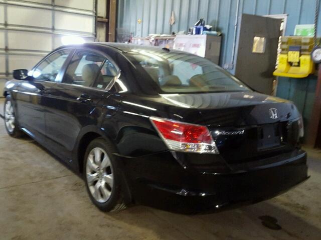 1HGCP26888A076574 - 2008 HONDA ACCORD EXL BLACK photo 3