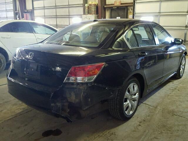 1HGCP26888A076574 - 2008 HONDA ACCORD EXL BLACK photo 4