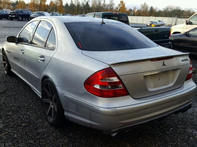 WDBUF76J84A502455 - 2004 MERCEDES-BENZ E 55 AMG SILVER photo 3