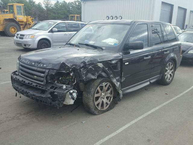 SALSK25459A197547 - 2009 LAND ROVER RANGE ROVE BLACK photo 2