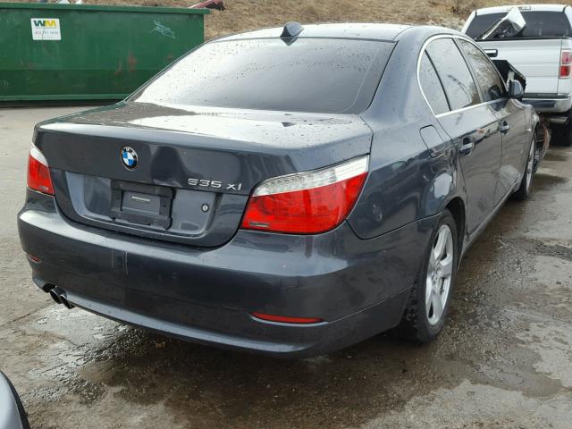 WBANV93588CZ68132 - 2008 BMW 535 XI CHARCOAL photo 4