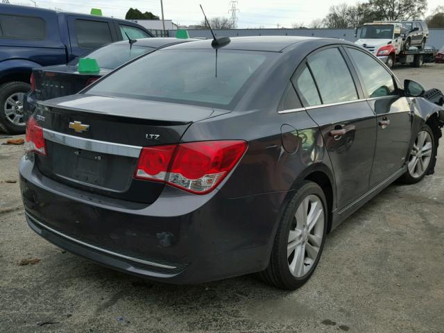 1G1PG5SB7F7291711 - 2015 CHEVROLET CRUZE LTZ CHARCOAL photo 4