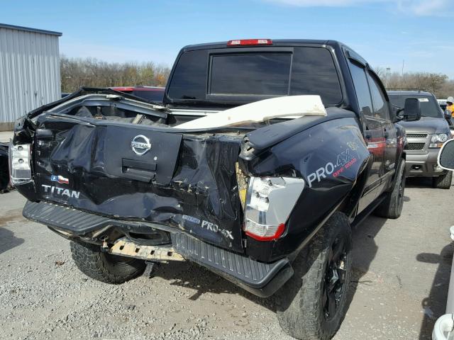 1N6BA0EC3AN315370 - 2010 NISSAN TITAN XE BLACK photo 4