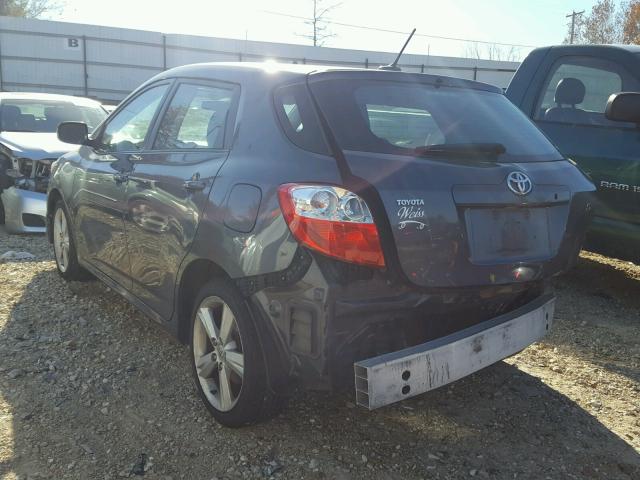 2T1KE40E99C008887 - 2009 TOYOTA COROLLA MA GRAY photo 3