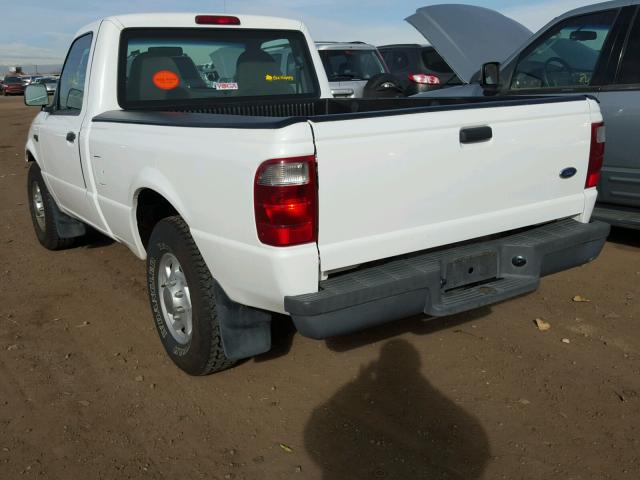 1FTYR10DX2PB22439 - 2002 FORD RANGER WHITE photo 3