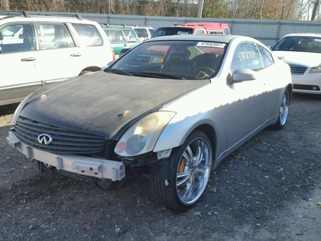 JNKCV54E63M211846 - 2003 INFINITI G35 SILVER photo 2