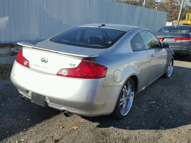 JNKCV54E63M211846 - 2003 INFINITI G35 SILVER photo 4