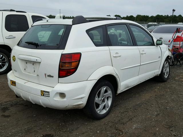 5Y2SL65887Z431807 - 2007 PONTIAC VIBE WHITE photo 4