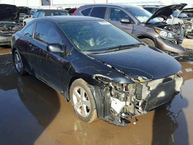 2HGFG12948H567313 - 2008 HONDA CIVIC EXL BLACK photo 1