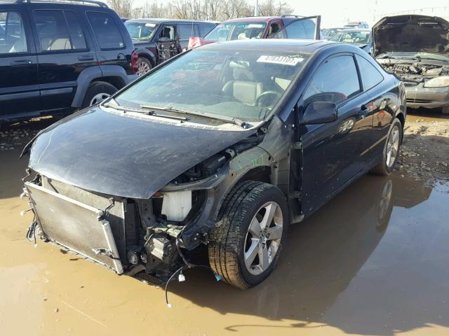 2HGFG12948H567313 - 2008 HONDA CIVIC EXL BLACK photo 2