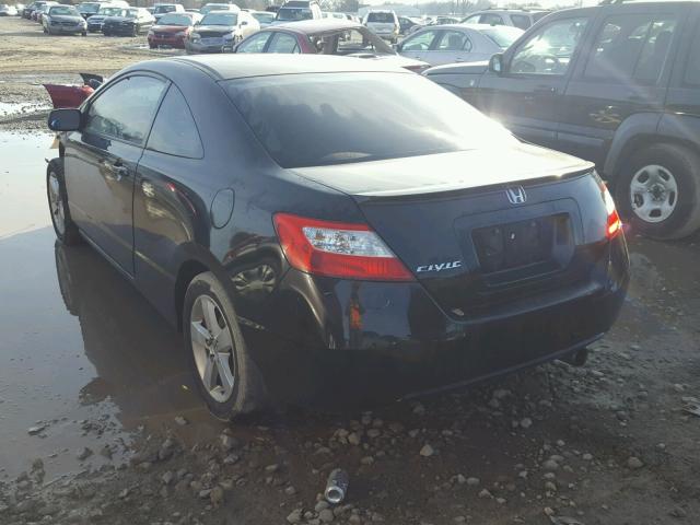 2HGFG12948H567313 - 2008 HONDA CIVIC EXL BLACK photo 3