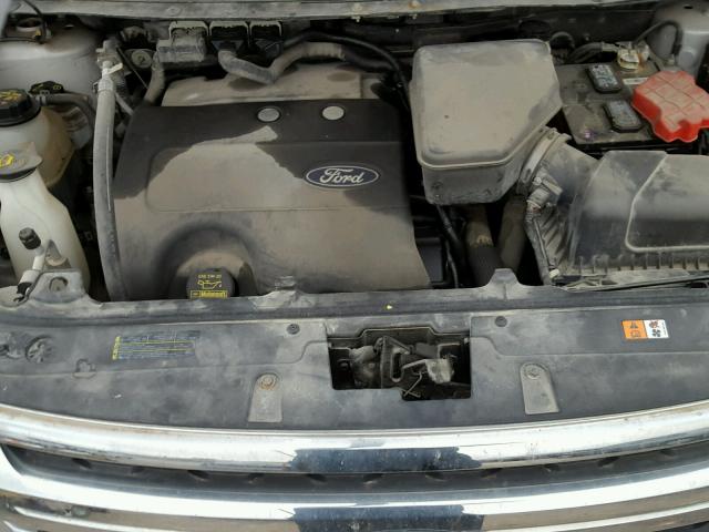 2FMDK3JC3BBA03462 - 2011 FORD EDGE SEL SILVER photo 7