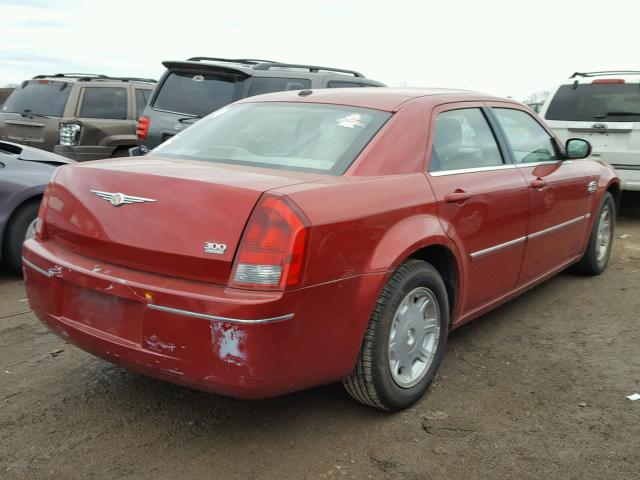 2C3KA53G27H722334 - 2007 CHRYSLER 300 TOURIN RED photo 4