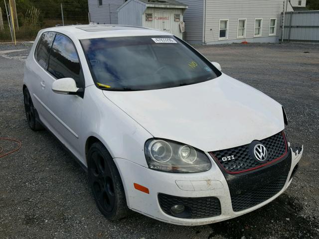 WVWEV71K06W070894 - 2006 VOLKSWAGEN NEW GTI WHITE photo 1